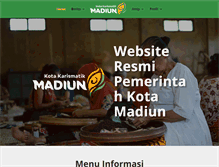 Tablet Screenshot of madiunkota.go.id